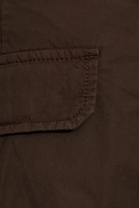 Low Rise Baggy Poplin Cargo Pants