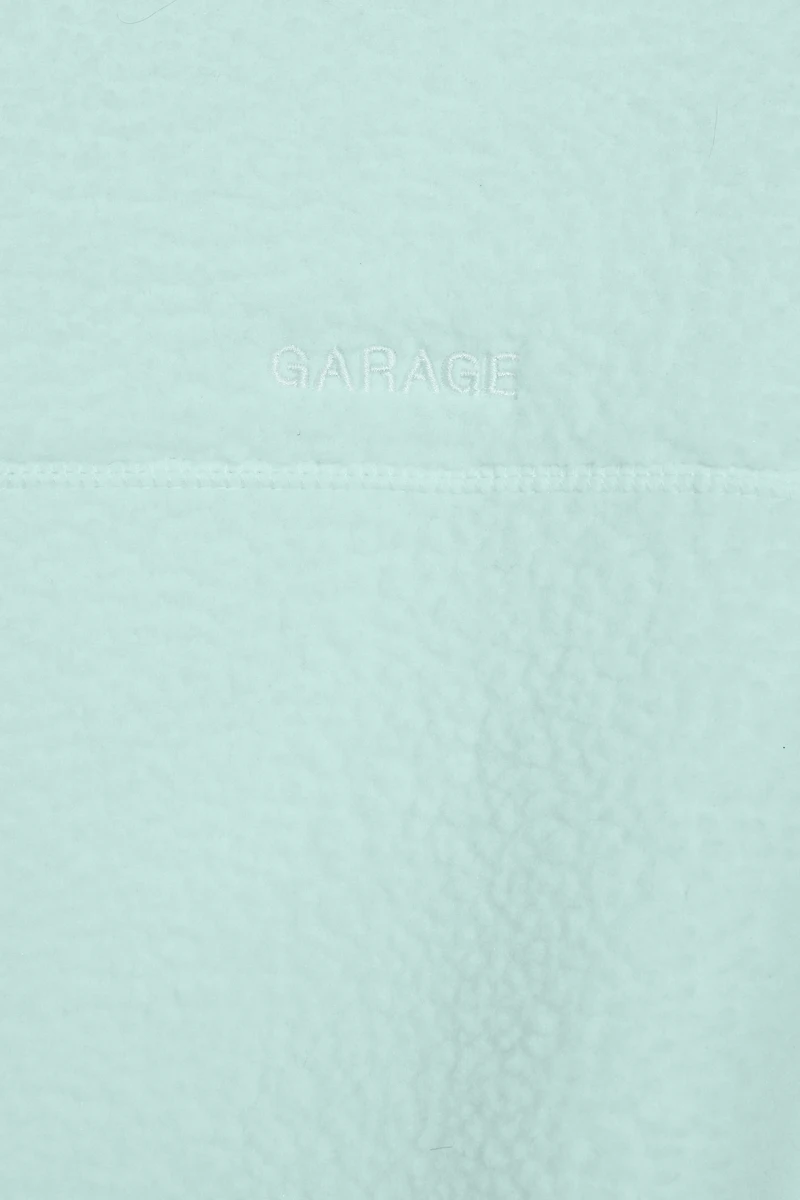 Blouson en molleton sherpa à fermeture éclair complète