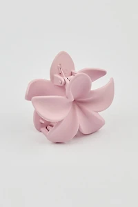 Matte Flower Hair Claw