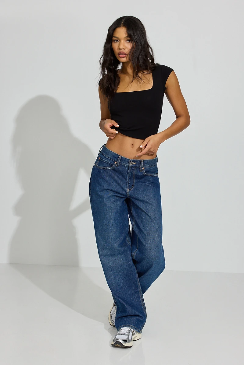 Portia Square Neckline T Shirt