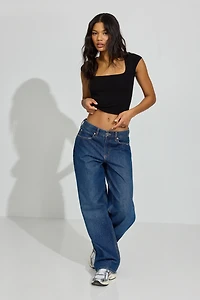 Portia Square Neckline T Shirt