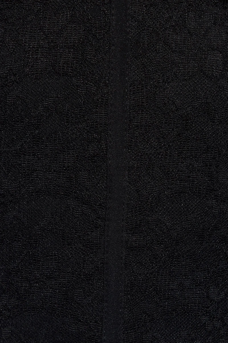 Lace Plunge Bustier Top