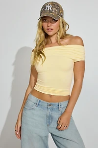 Smooth Off Shoulder T-Shirt