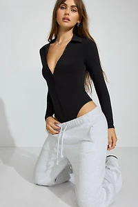 Polo Deep Plunge Bodysuit