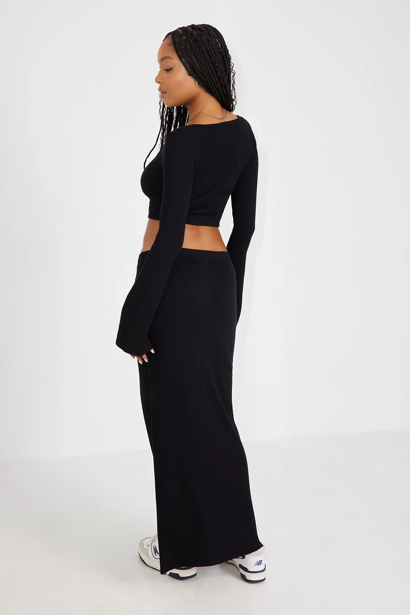 Maxi Slit Skirt