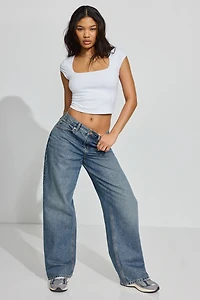 Portia Square Neckline T Shirt