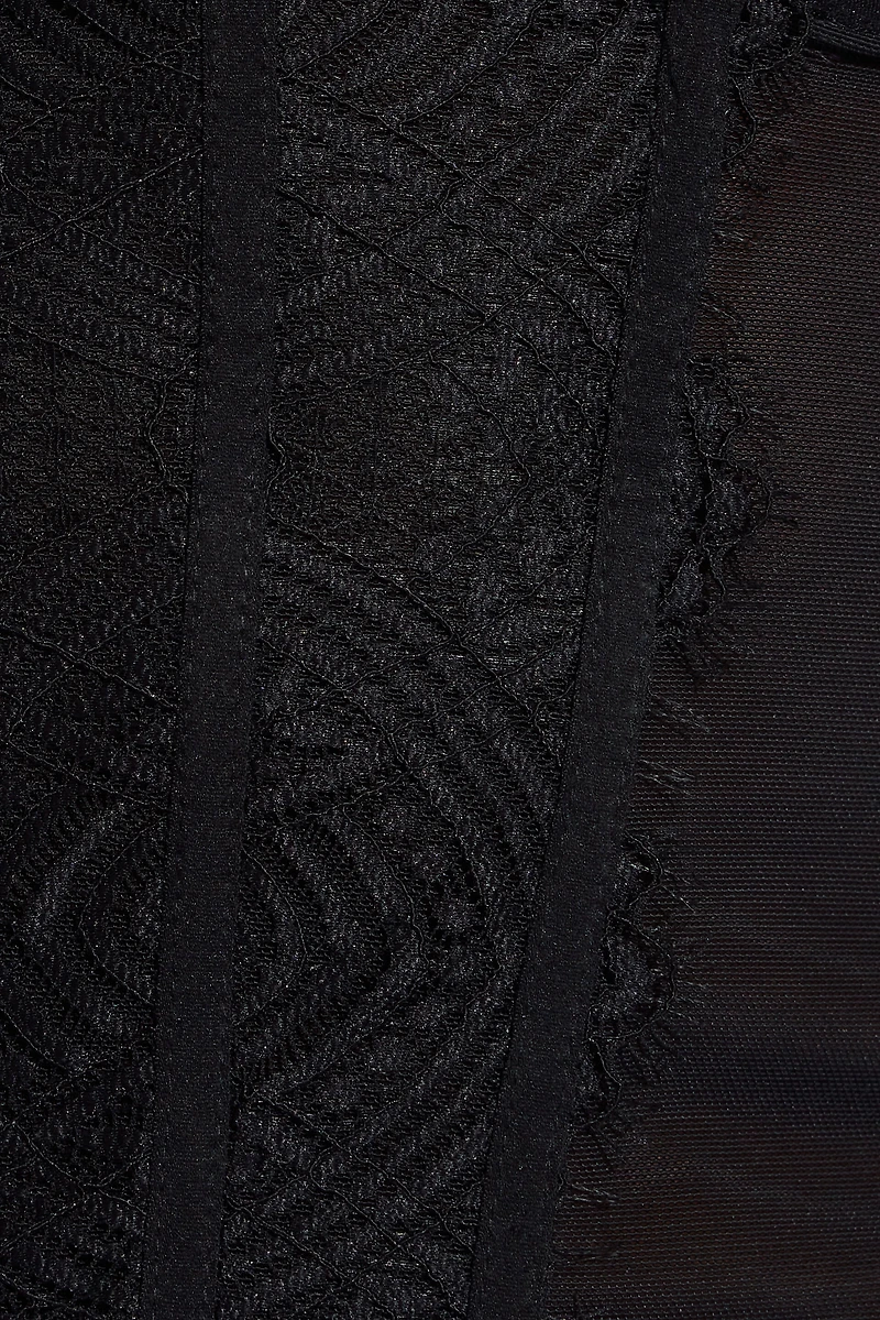 Chrishell Lace Mesh Bustier