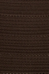 Crochet Halter Mini Dress
