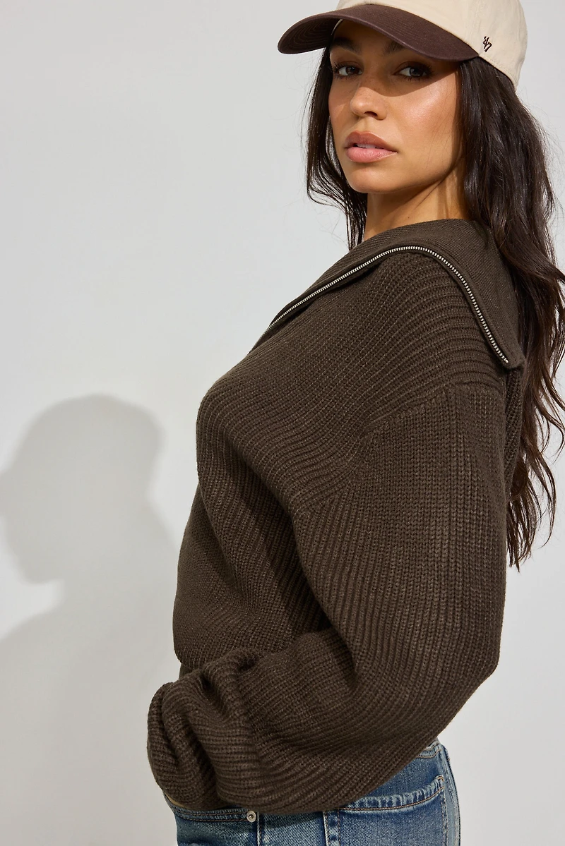 Long Sleeve Supersoft Half Zip Sweater