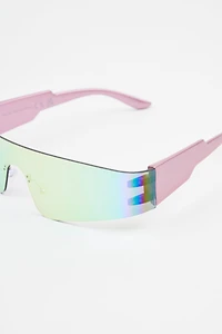 Rimless Futuristic Sunglasses