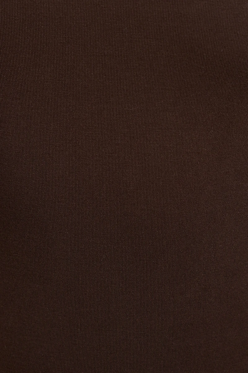 Cowl Back Short Sleeve Top