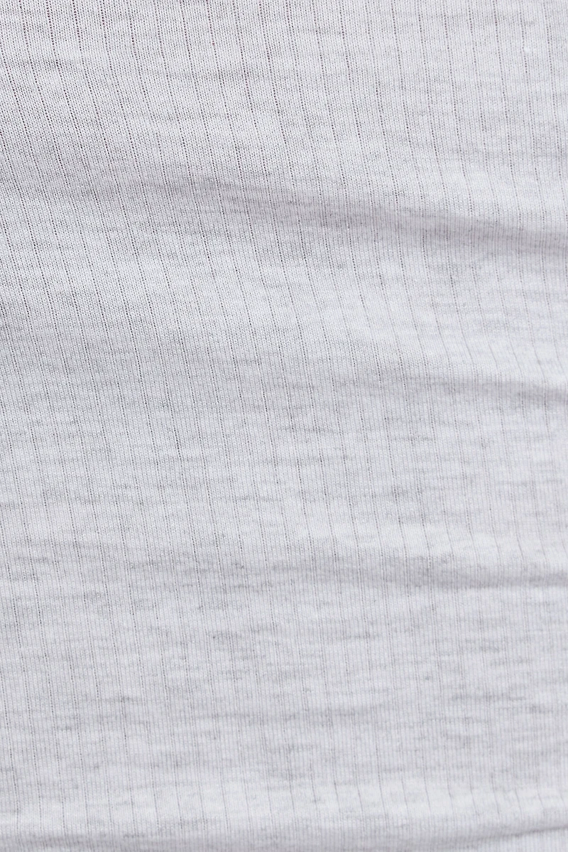Sheer Ribbed Slouchy Pants
