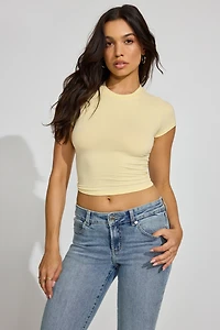Crewneck Cropped T-Shirt