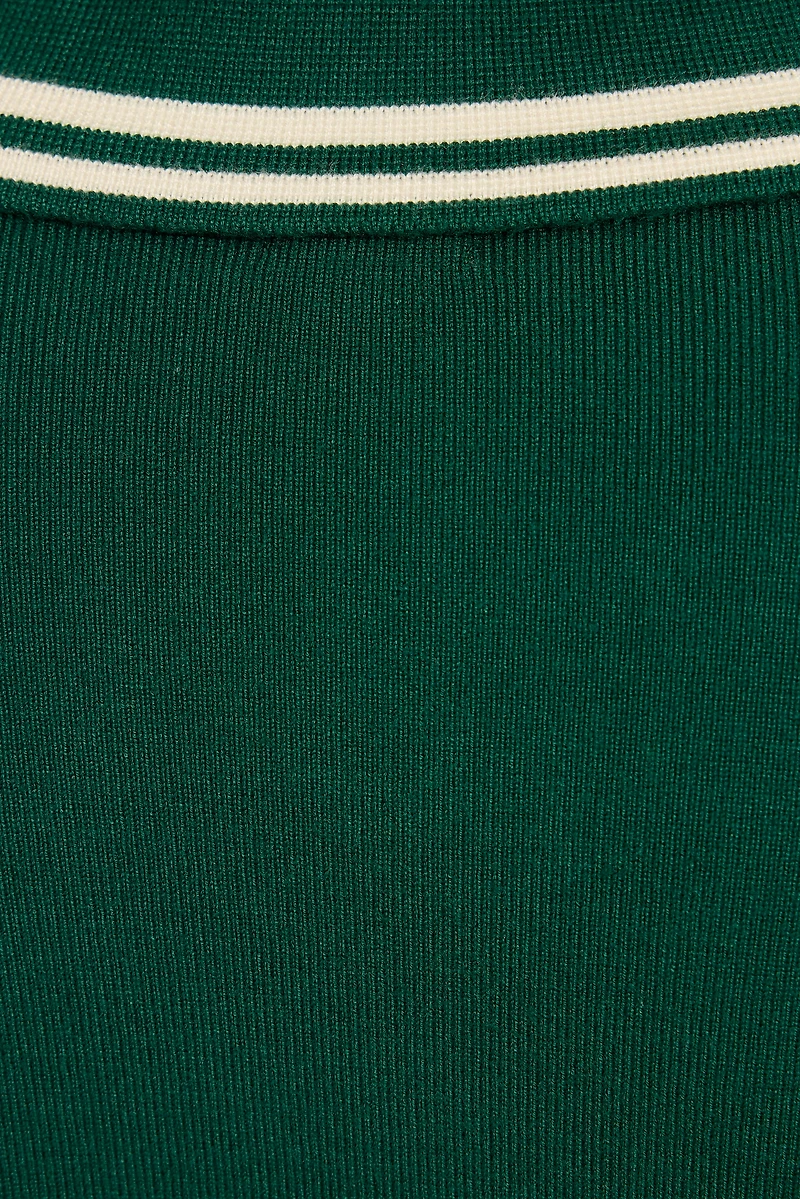 Cropped Boxy Polo Top