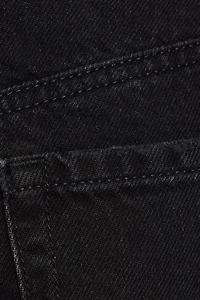 Denim Relaxed A-Line Shorts