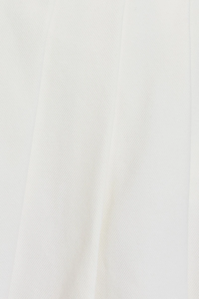 Pique Pleated Active Skort
