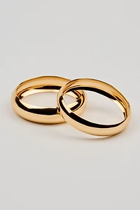 2 Pack Wide Rounded Bangles