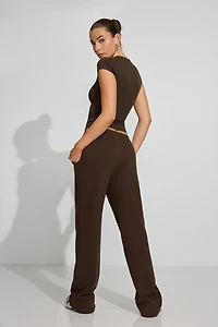 Pantalon en molleton étroit UltraFleece à jambe semi-évasée