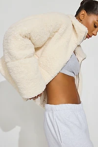 Sherpa Puffer Jacket