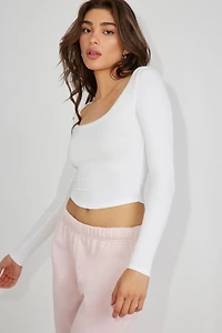Pamela Long Sleeve Scoop Neck Top