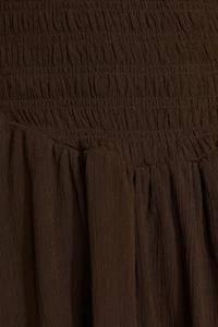 Kenzie Smocked Tiered Romper Dress