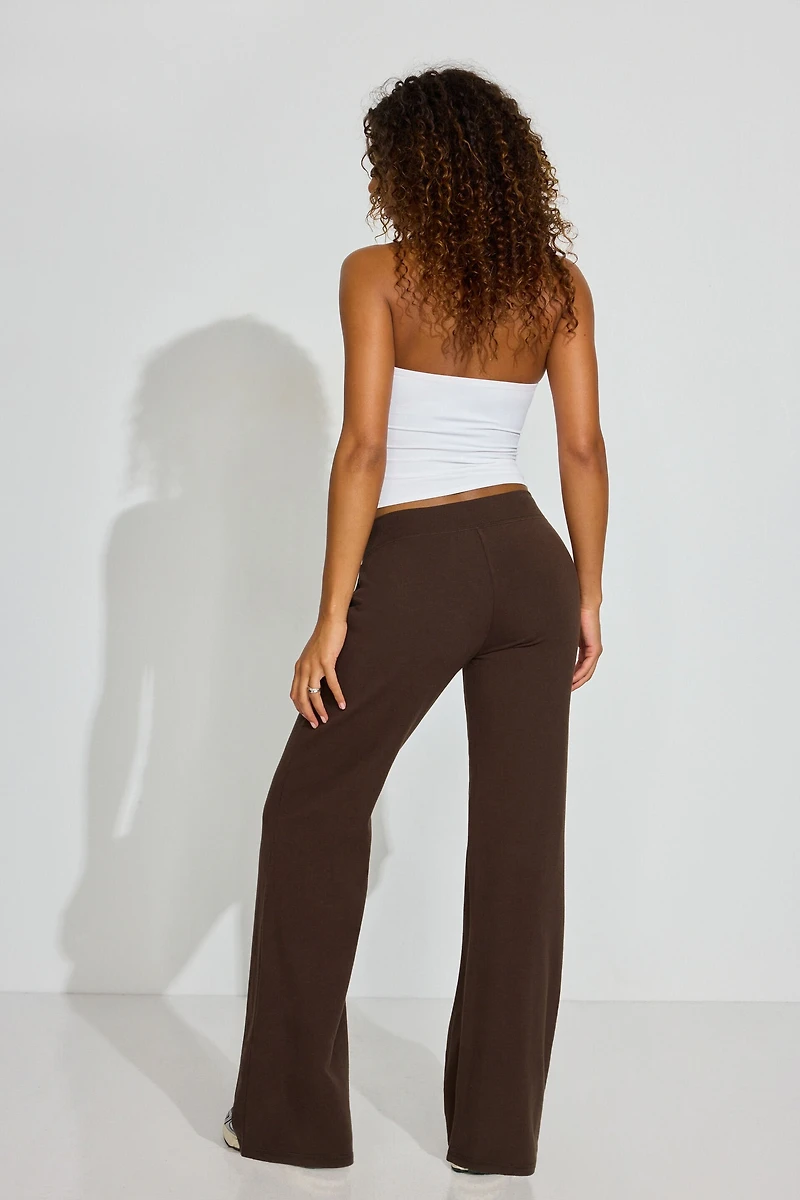 Stretch Terry Bootcut Pants