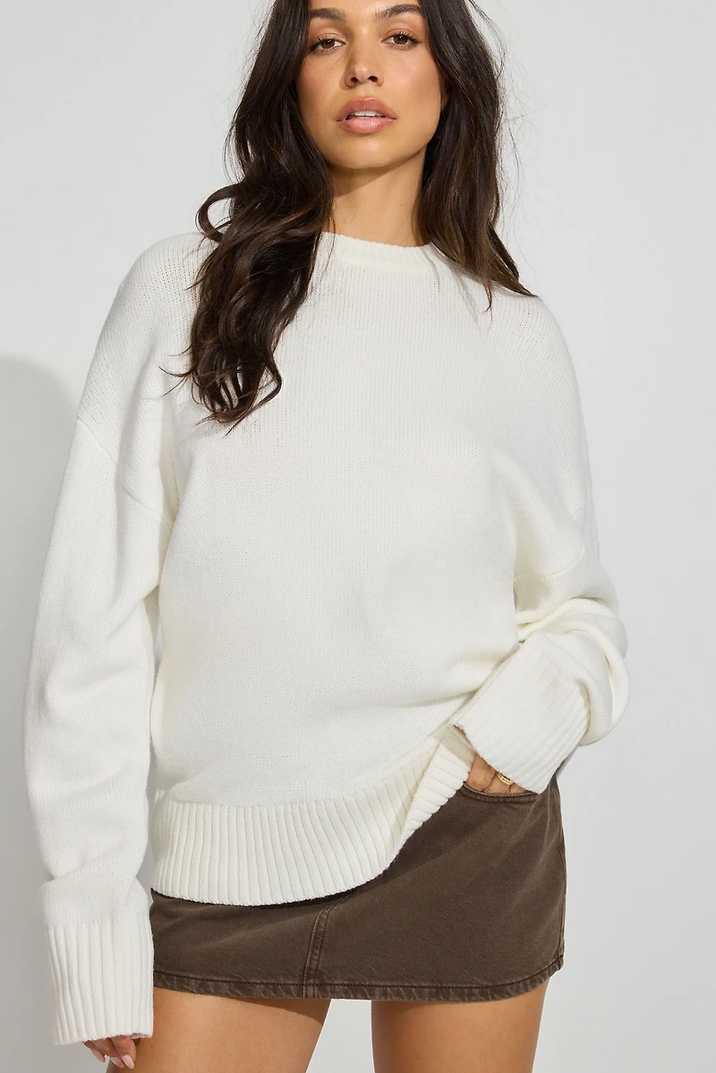Roxy Long Sleeve Supersoft Crewneck Sweater