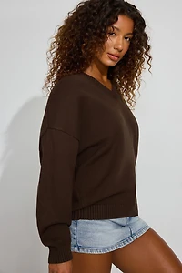 V-Neck Oversized Sweater