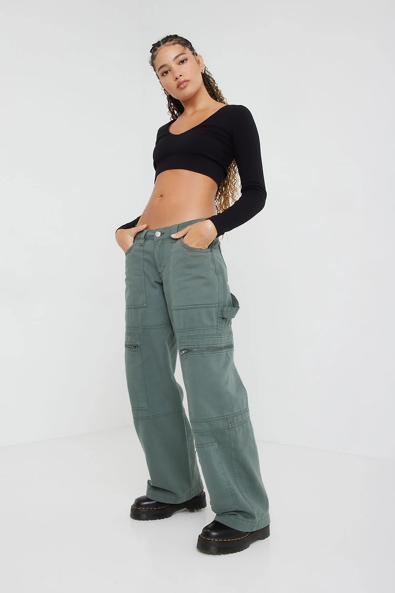 Cargo Pant With Zippers