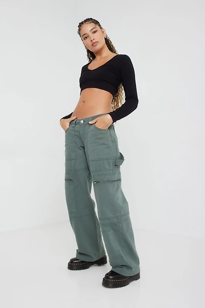 Cargo Pant With Zippers