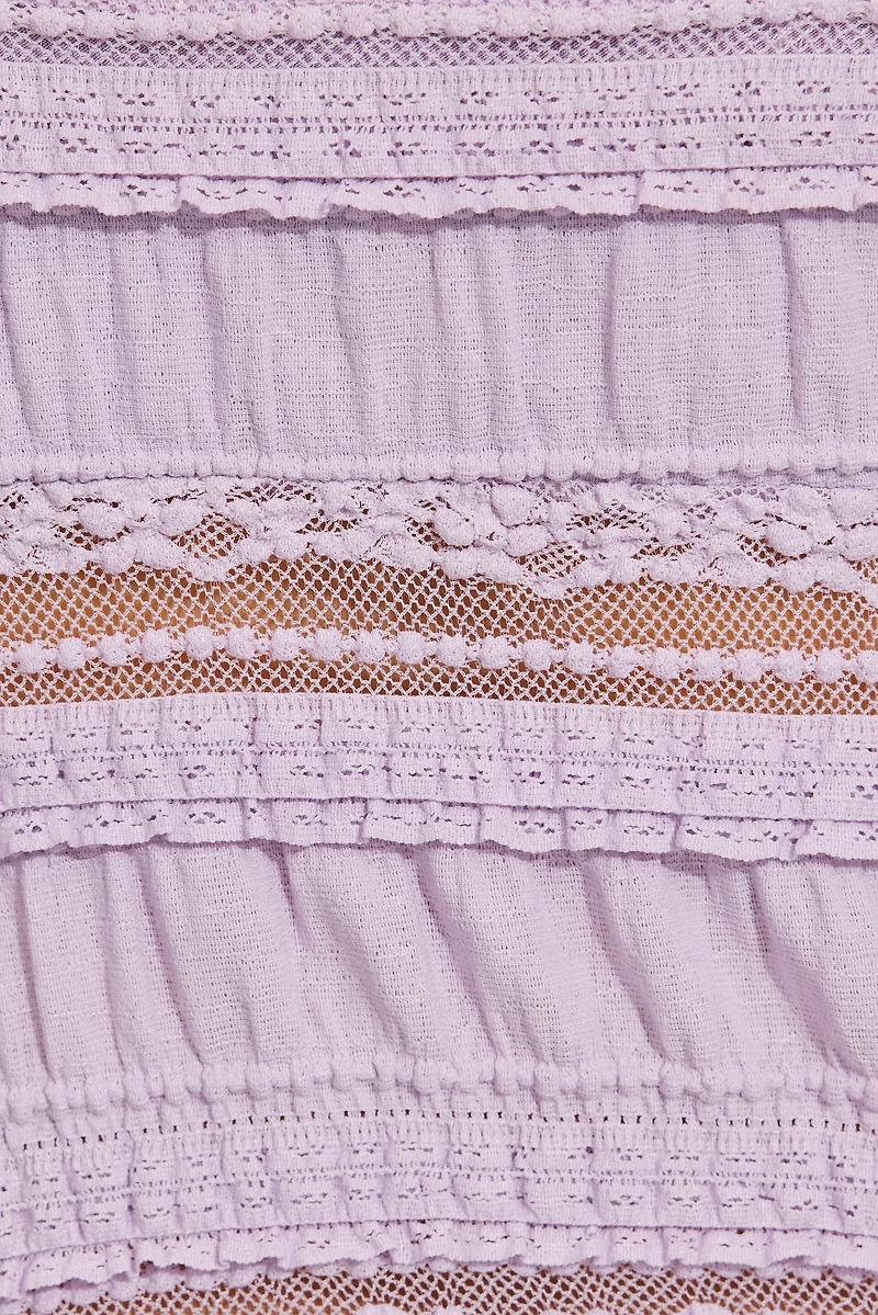 Resort Lace Flyaway Top