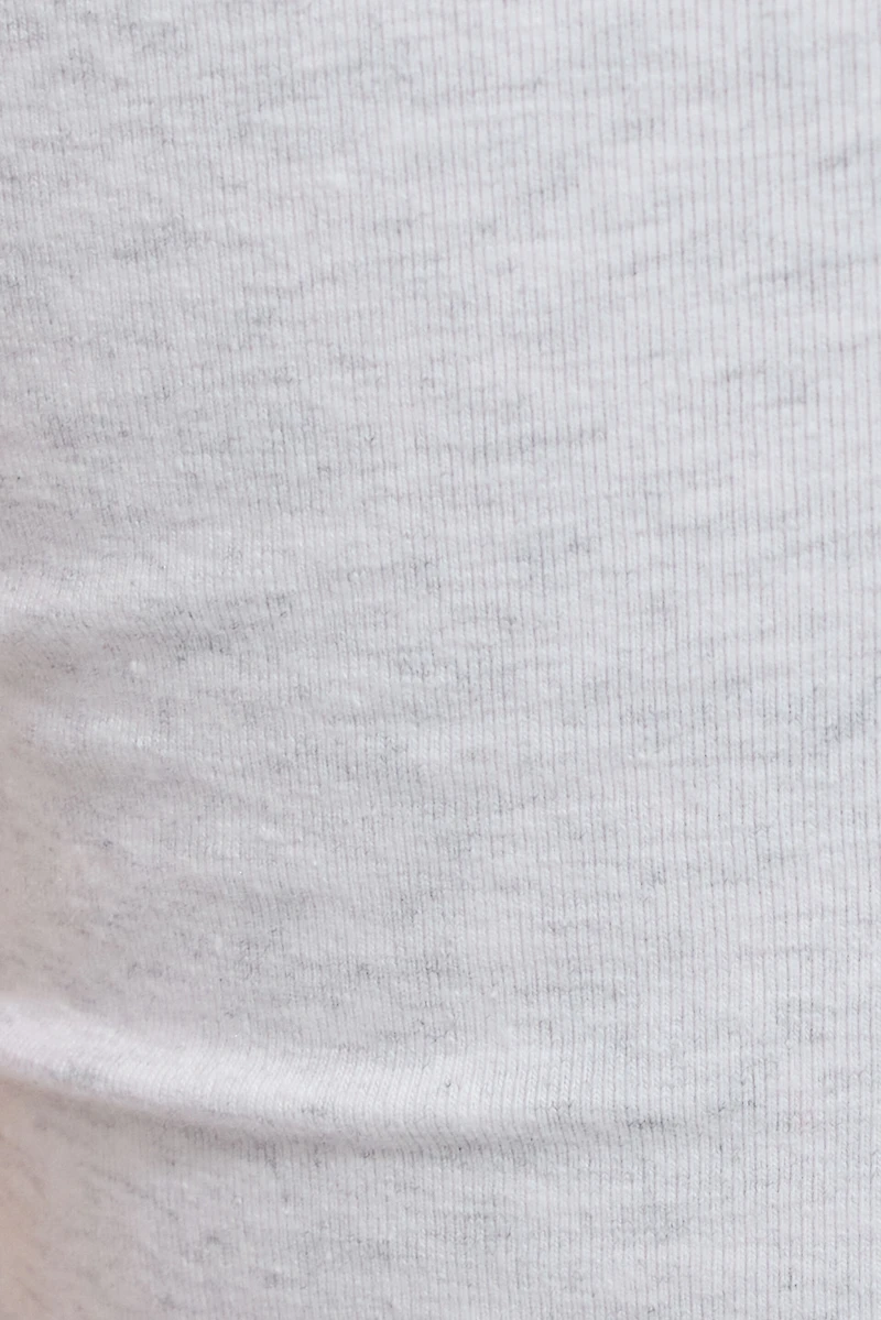 Cotton Sleek Deep V-Neck T Shirt