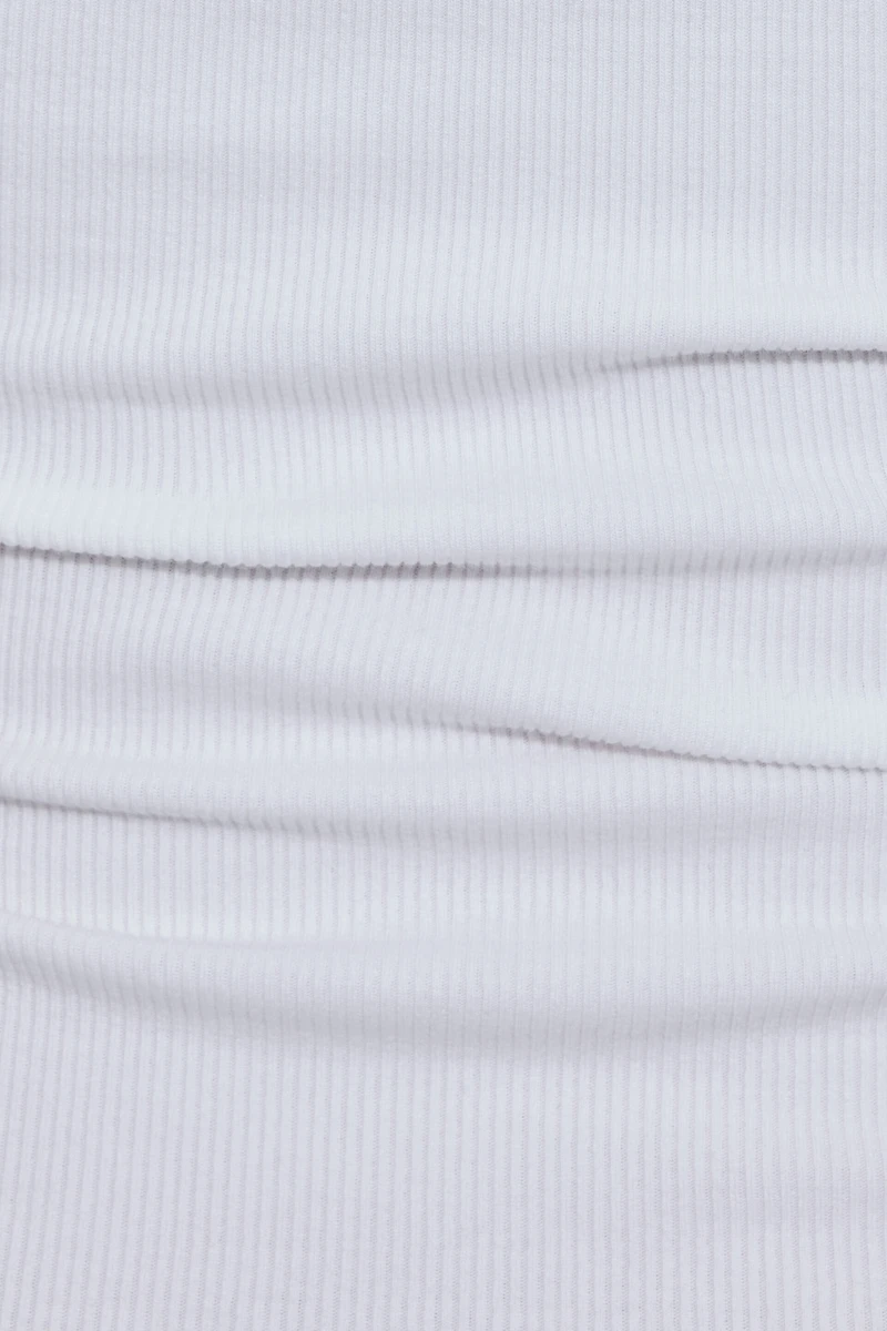 Square Neck Ribbed Tank Top