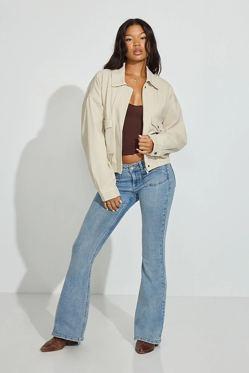 Twill Bomber Jacket