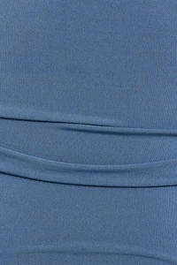 High Cowl Banded Bubble Top