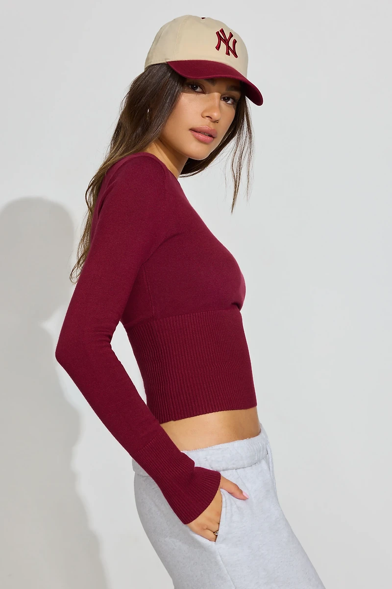 Ryan Fitted Boatneck Sweater