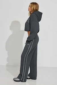 UltraFleece Straight Leg Sweatpants With Piping