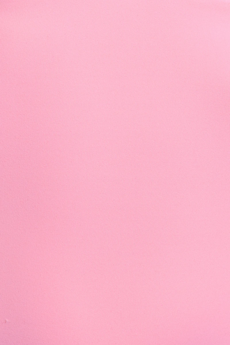 Justaucorps licou en tissu Sleek à col plongeant