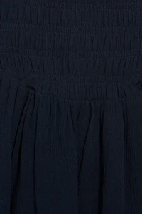 Kenzie Smocked Tiered Romper Dress