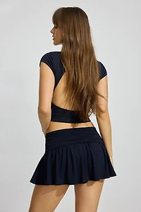 Jupe-short en tricot fluide Livy