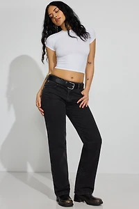 Crewneck Cropped T-Shirt