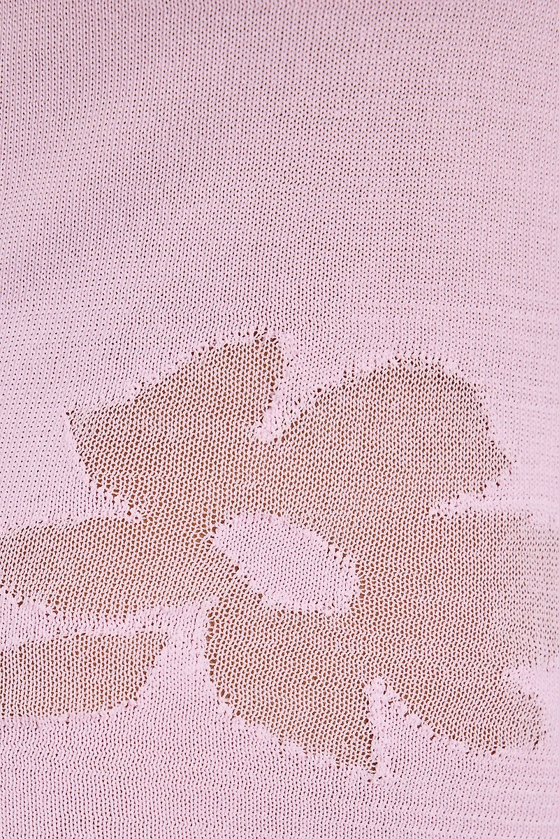 Sheer Flower Tank Top