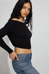 Serene Off Shoulder Long Sleeve Top
