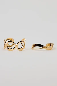 Set of 2 Textured Cuffs