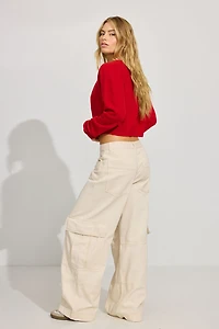 Pantalon cargo extrêmement ample
