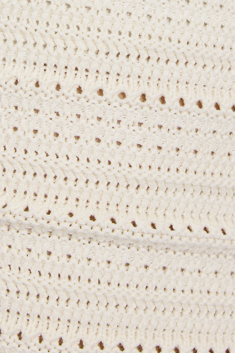 Haut licou crocheté à col plongeant