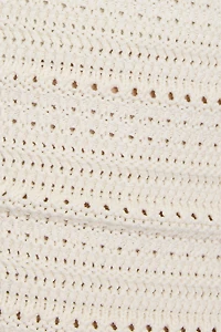 Haut licou crocheté à col plongeant