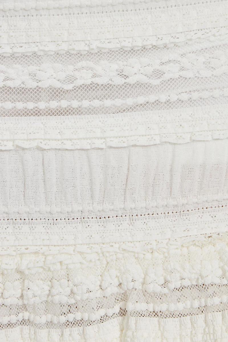 Ruffle Lace Skirt