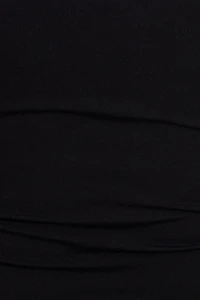 Sleek Plunge Neck Long Sleeve Top