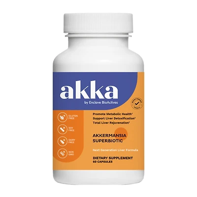 Enclave BioActives Akka: Akkermansia Superbiotic - 60 Capsules (30 Servings)